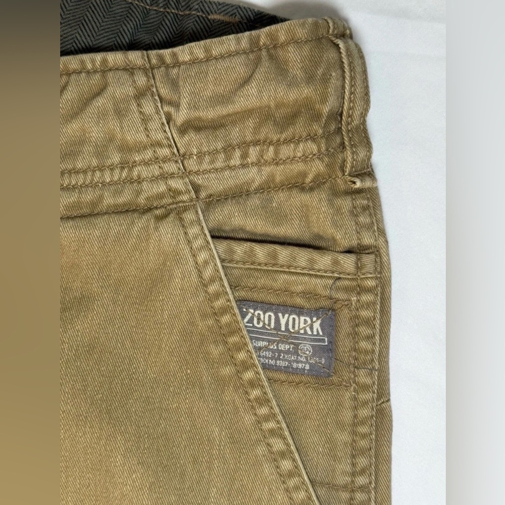 Vintage Zoo York Men's Chino Jeans Skater Style Streetwear Rare Sz 34 34x32 READ - Picture 7 of 13